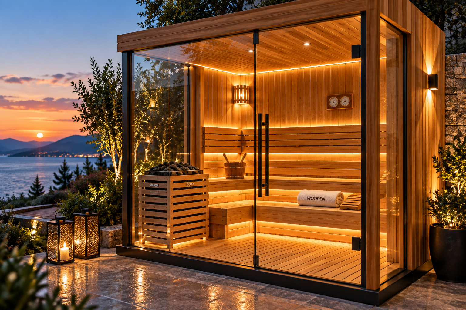 Karagol Mahallesi Sauna tasarım ve uygulama